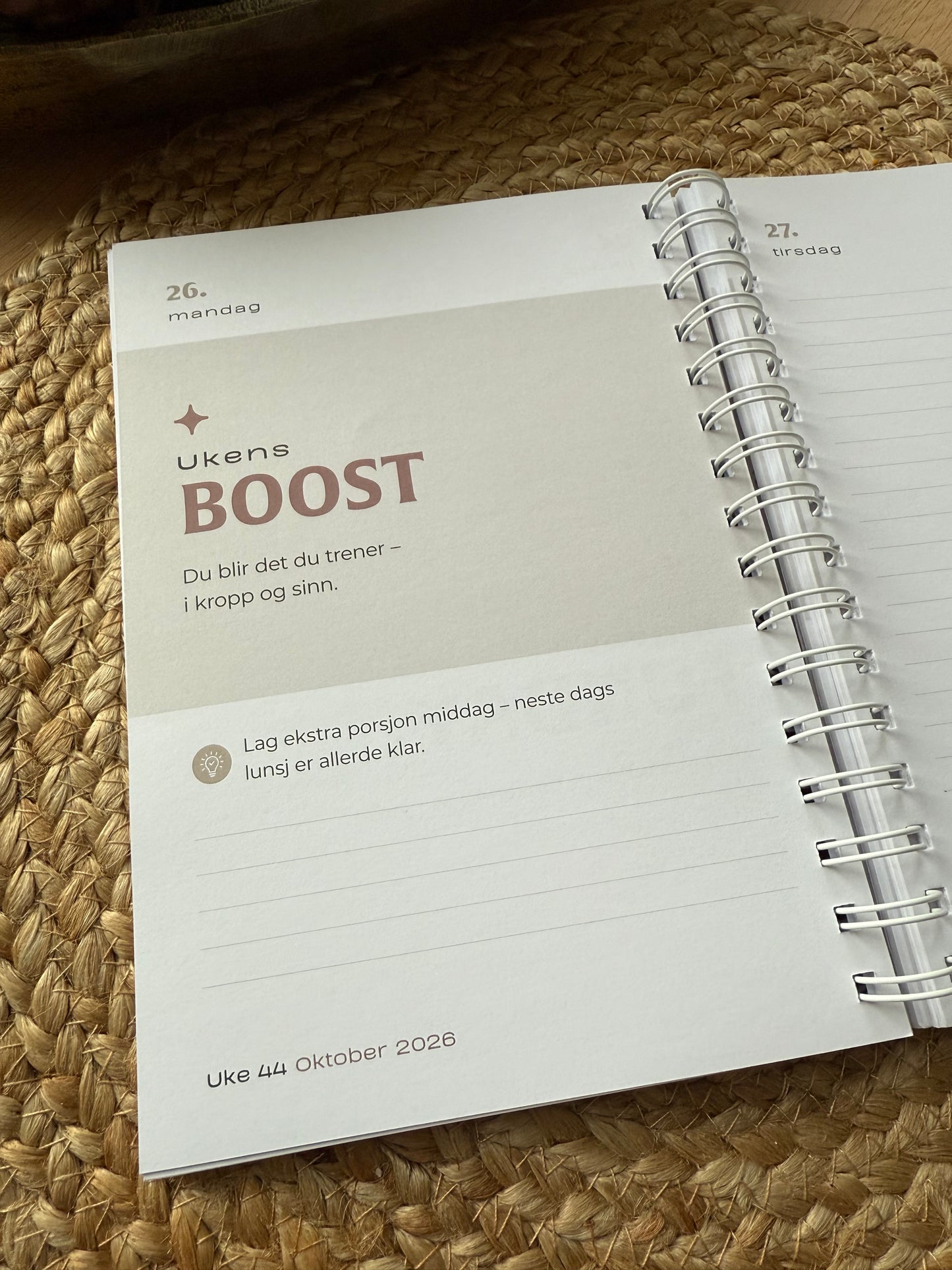 Movementum Årskalender 2026 - Fra tanke til handling